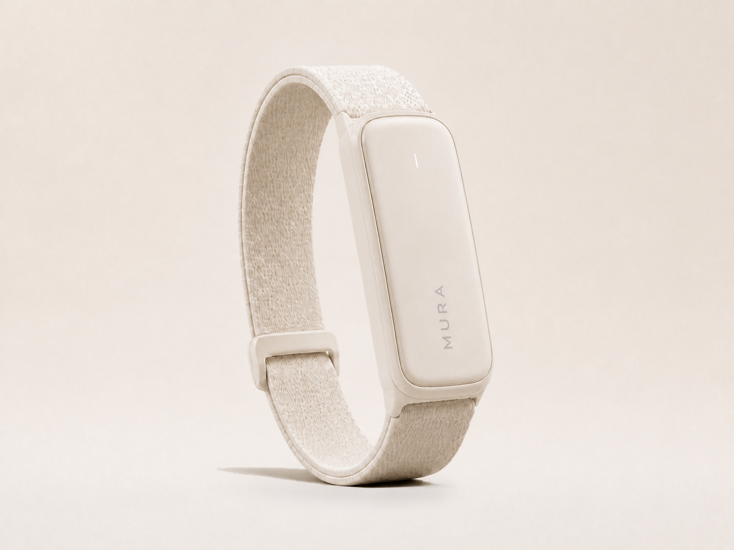 Front three-quarter view of Mura Band in Chalk